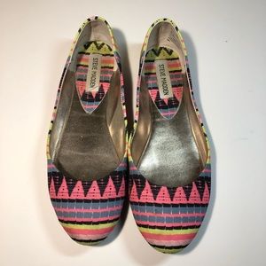 Multicolored Steve Madden Flats